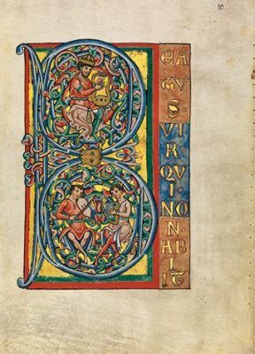  The Bamberg Psalter:  A Medieval Masterpiece Illustrating Spiritual Devotion Through Richly Detailed Miniatures