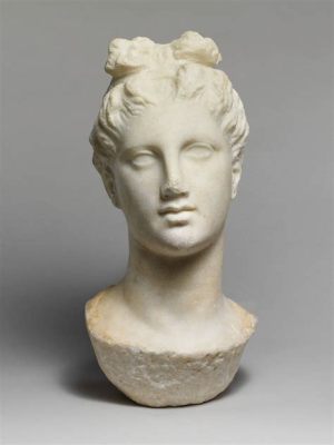  The Head of a Young Woman -  A Marvel of Roman Realism Rendered in Exquisite Marble